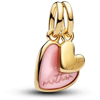 Pandora Mutter und Tochter Charm-Anhänger Pink 763766C01