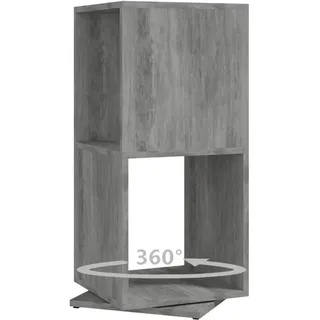vidaXL Drehregal Aktenregal 34,5 x 34 x 147 grau
