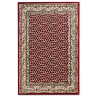 Webteppich Palladio 160 x 230 cm Mischgewebe Rot Weinrot