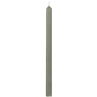 ib laursen Dünne hohe Kerze 20 cm, Ø 1,3 cm, grüngrau