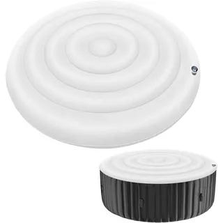 skeadex Aufblasbare Whirlpool Abdeckung Grau Ø 140 cm