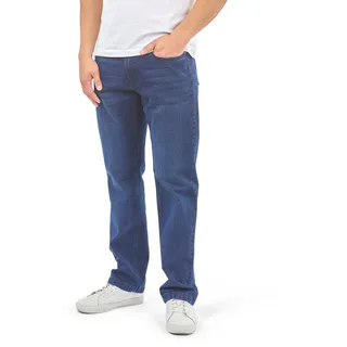 Mill&Tailor Herren Jeans Dunkelblau I Jeans Herren Regular Fit I Hose für Männer I Jeanshose für Business & Alltag I Dunkelblaue Herrenhosen I Modern & sportlich - 56