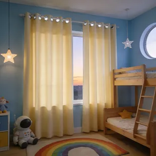 CHBIN Gardinen Vorhänge mit Ösen 100 x 240 cm Blickdicht Kälteschutz Hitzeschutz Scheibengardinen Blickdicht 1Er Set für Wohnzimmer Kinderzimmer Schlafzimmer Fenster, Creme Farben