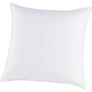 Häussling Home Kopfkissen 80x80 cm | Federn- und Daunenkissen, Kissen, Made in Germany, 100% Federn, auch für Allergiker geeignet, Bezug 100% Baumwolle, Füllung 1100 g