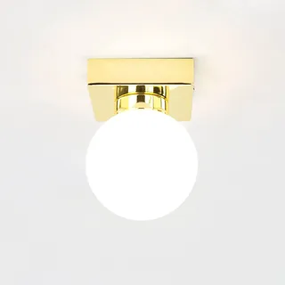 Licht-Erlebnisse STAR 1x G9 gold-weiß Glas