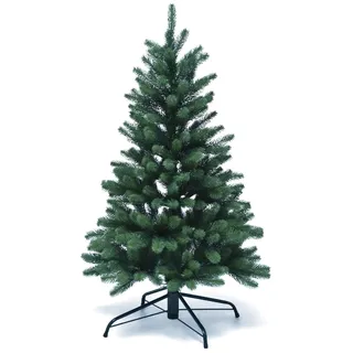 Lönartz® Naturgetreuer künstlicher Weihnachtsbaum PE-Spritzguss (ohne Beleuchtung), Höhe: 120cm / Ø80cm (PE-BO120)