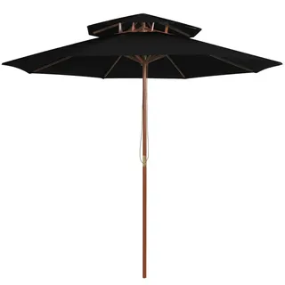 furnicato Ø 270 cm Schwarz