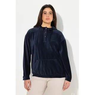 Ulla Popken Hoodie Schriftmotiv rosa/rot 54/56