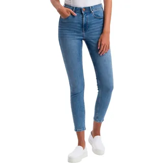 Cross Jeans Damen Jeans Judy - Super Skinny Fit - Blau - Mid Blue Washed W24-W34 Stretch Baumwolle, Größe:27W / 30L, Farbvariante:Mid Blue Washed 083 - 27W / 30L