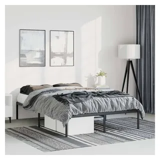 vidaXL 135 x 190 cm Schwarz