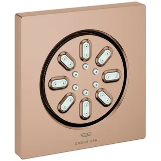 Grohe Seitenbrause 26802 Rainshower Aqua eckige Form warm sunset gebürstet, 26802DL0 26802DL0