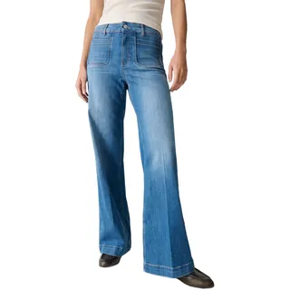 opus pants Hose Melly crisp Blau 38/32