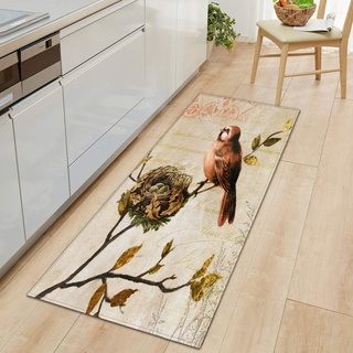 3D Seepferdchen Pferd Leopard Hund Teppiche und Läufer für Drinnen und Draußen, Küchenteppiche, Küchenmatten Badteppich, Eingangstürmatte Anti-rutsch (Mehrfarbig 9,60x90cm)