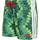 Badeshorts Herren JY9165 semi solar green-better scarlet