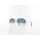 Large Metal RB3025 003/3F 58-14 polished silver/light blue
