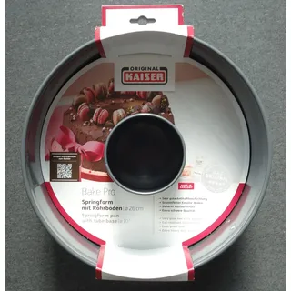 KAISER Springform 26 cm Bake Pro mit Rohrboden Backform  UVP 44,99 €  NEU !