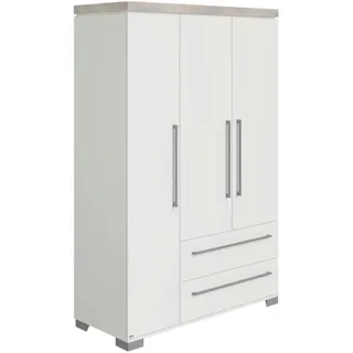 Paidi Kleiderschrank Kira 135,3 x 205,9 x 55,6 cm Weiß/Braun
