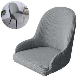 Stuhlhusse Elastischer Stuhlbezug Mit Armlehne Modern Universal Stuhl Abdeckung, Rnemitery grau