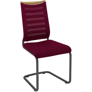 Venjakob Schwingstuhl, Anthrazit, Eiche, Bordeaux, Holz, Textil, Eiche, Rundrohr, C-Form, 47x99x59 cm, Goldenes M, Made in Germany, Dgm, DGM-Emissionslabel, Lederauswahl, Stoffauswahl, Typenauswahl, Gestellauswahl, Esszimmer, Stühle, Esszimmerstühle, Schwingstühle