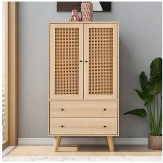 Celya Sideboard Sideboard TV-Tisch mit Türen und Schubladen (Sideboard mit großem Stauraum Breite 60 cm), Esszimmer Wohnzimmer Sideboard Kommode Stehschrank beige
