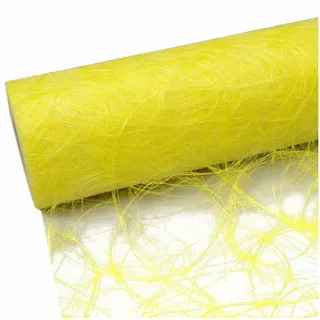 Deko AS Dekoobjekt Sizoweb Tischläufer - gelb - 60 cm extra breit - 25 m lang 64 010-R