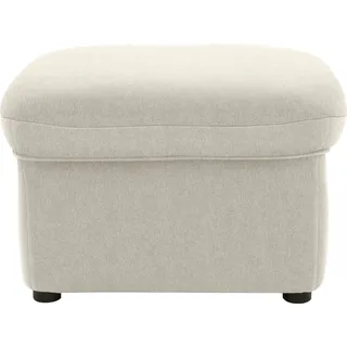 DOMO collection Hocker Faenza Polyester 60 x 41 x 60 cm Beige