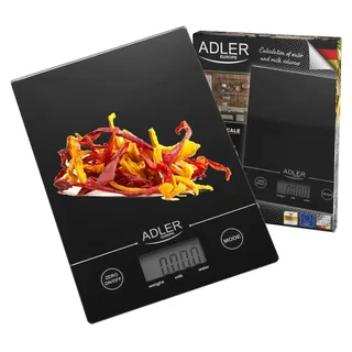 Adler AD 3138 b Küchenwaage, 5 kg, Schwarz