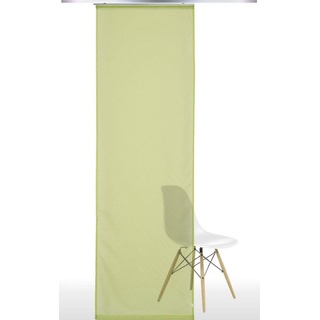 Schiebegardine, Liedeco, Klettband (1 St), transparent, HxB: 245x60 grün