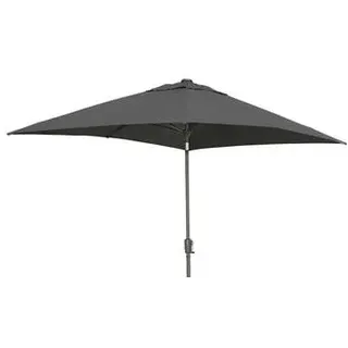 Dehner Sonnenschirm Samos, rechteckig, ca. B300/T200 cm, Dunkelgrau