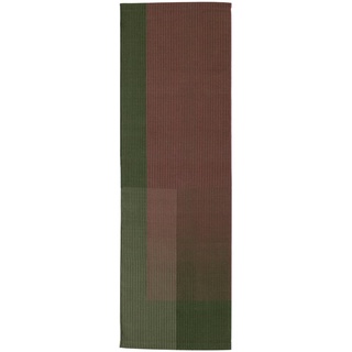 nanimarquina - Haze 3 Teppichläufer, 80 x 240 cm, grün / rosé