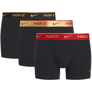 Nike Boxershorts uni rot/schwarz/beige XL 3er Pack