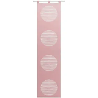 Neutex for you! Schiebegardine Padova (1 St), Schlaufen, halbtransparent, Scherli, Inkl. Zubehör rosa 57 cm x 295 cm