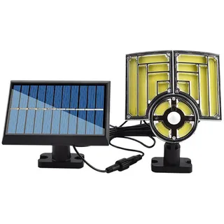 Doppelte Solar-wandleuchte Mit Bewegungsmelder, Außenbeleuchtung Für Haus, Garten, Garage Und Straße. Flexible Und Verstellbare Beleuchtung. 1200-mah-akku.