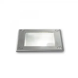 Ideal Lux Bodeneinbauleuchte Aluminium IP54 G9 grau, transparent