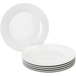Mambocat Frühstücksteller 20 cm weiß 6er Set