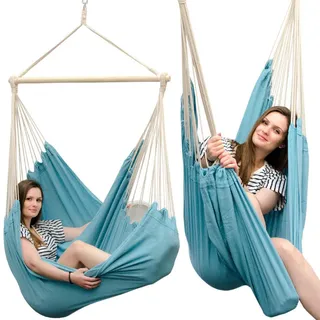 AMANKA XXL Familien Hängesessel bis 150 kg - 190x140 cm Hängematte