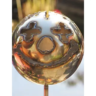 Edelstahl Gartenstecker Feuerfratze Clown Gartenfackel Fackel Edelstahl Party