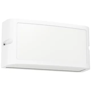 EGLO Außenleuchte Aluminium L22 x H11 x AL9 cm Lieferumfang: Leuchtmittel inklusive weiß
