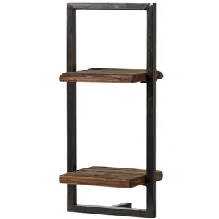 Wandregal Wandboard Schweberegal Holz massiv Altholz Eisen rustikal industrial