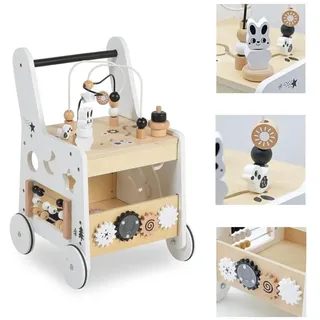 Moni Lauflernwagen W16E248 Holz, Zahnräder,