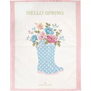GreenGate Josefina Summer Geschirrtuch White 70x50cm