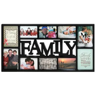 Close Up Bilderrahmen Fotorahmen Family XL schwarz