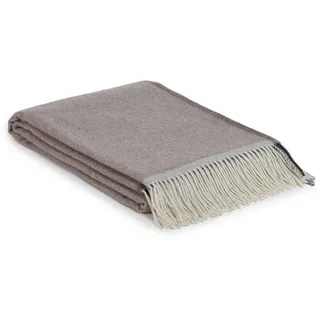 Wohndecke Wolldecke aus Merino und Kaschmir - braun, MoST Blankets braun