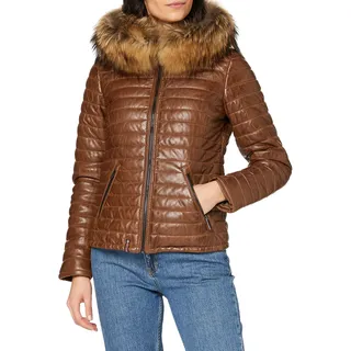 Oakwood Damen 62666-507 Jacke, Braun (Cognac), Small - S