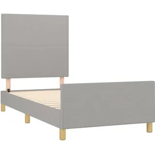 vidaXL 100 x 200 cm Kopfteil Grau