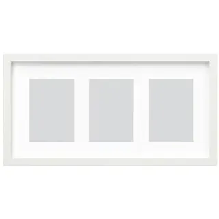 IKEA RÖDALM Bilderrahmen für 3 Bilder, weiß, 55x28 cm (RIBBA NACHFOLGER)