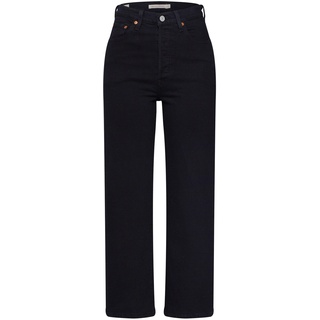 Levi's Ribcage Straight Ankle Jeans Black Heart 30 27