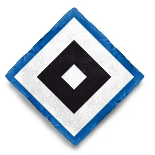 Hamburger SV HSV Dekokissen 50 x 50 cm Blau/Schwarz