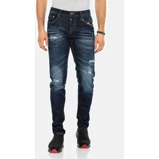 Cipo & Baxx Slim-fit-Jeans im Used-Look, CD-392