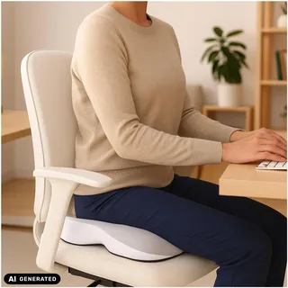 HJH Office MEDISIT IV 40 x 40 cm Grau
